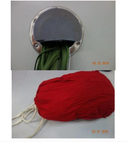 圖2(左)測試電纜密封不嚴示意圖；圖3(右) 軟體堵頭示意